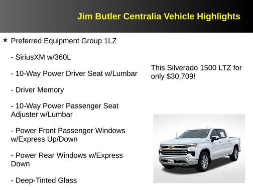 Summit White 2022 Chevrolet Silverado 1500 LTZ