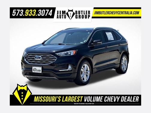 Black Metallic 2019 Ford Edge SEL