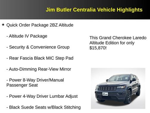 2018 Jeep Grand Cherokee Altitude