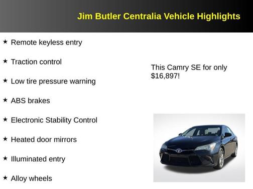 2016 Toyota Camry SE
