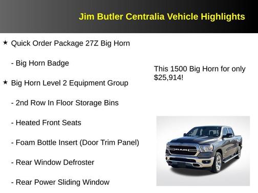 2021 RAM 1500 Big Horn