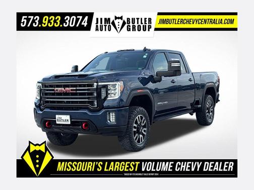 Pacific Blue Metallic 2022 GMC Sierra 2500 AT4