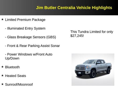 Silver Sky Metallic 2014 Toyota Tundra Limited