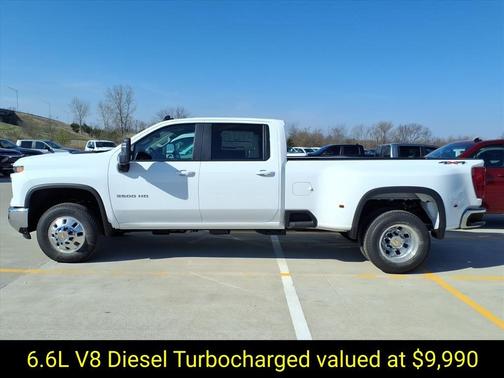 Summit White 2026 Chevrolet Silverado 3500 LT