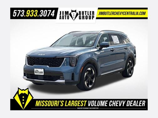 Mineral Blue 2025 Kia Sorento Plug-In Hybrid SX Prestige