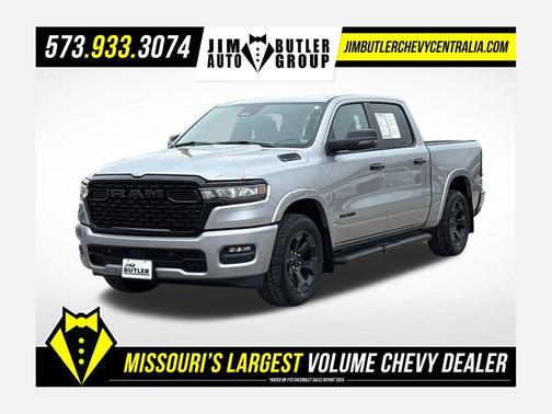 Billet Silver Metallic Clearcoat 2025 RAM 1500 Big Horn/Lone Star