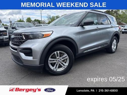 ICONIC SILVER METALLIC 2023 Ford Explorer XLT