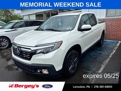 White Diamond Pearl 2019 Honda Ridgeline SPORT