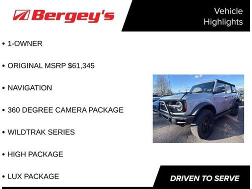 2022 Ford Bronco WILDTRAK