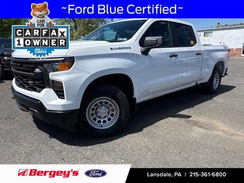 Summit White 2023 Chevrolet Silverado 1500 WT