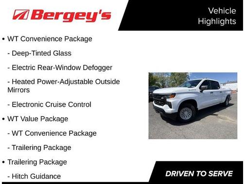 Summit White 2023 Chevrolet Silverado 1500 WT