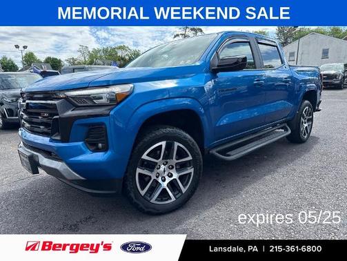 Glacier Blue Metallic 2024 Chevrolet Colorado Z71