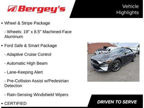 MAGNETIC METALLIC 2019 Ford Mustang ECOBOOST PREMIUM