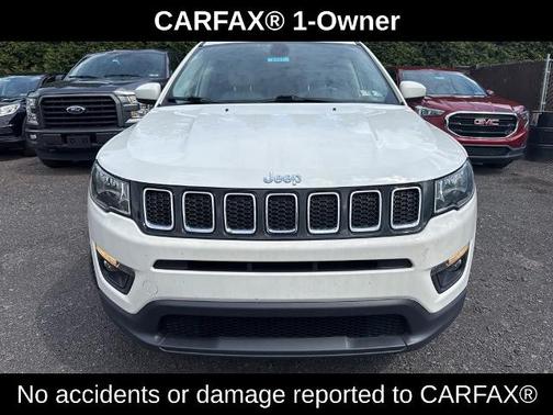 White Clearcoat 2021 Jeep Compass LATITUDE