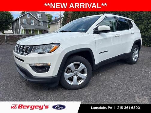 White Clearcoat 2021 Jeep Compass LATITUDE
