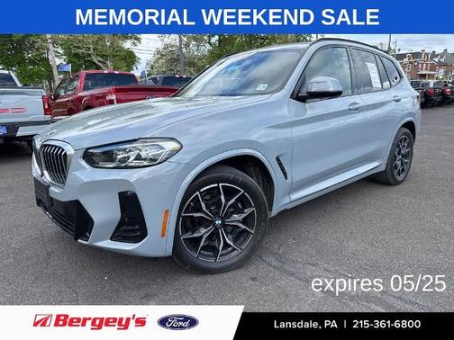 Brooklyn Gray Metallic 2024 BMW X3 XDRIVE30I