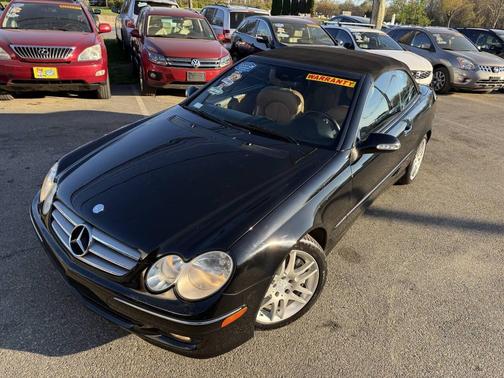 BLACK 2009 Mercedes-Benz CLK-Class CLK 350