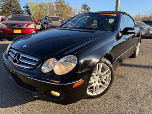 BLACK 2009 Mercedes-Benz CLK-Class CLK 350