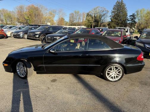 BLACK 2009 Mercedes-Benz CLK-Class CLK 350