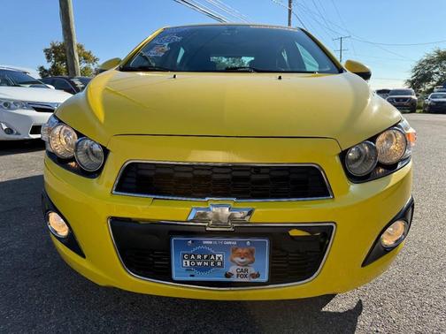 Bright Yellow 2016 Chevrolet Sonic LT