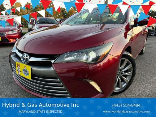 Ruby Flare Pearl 2016 Toyota Camry Hybrid LE