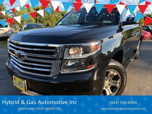 Black 2015 Chevrolet Suburban 1500 LT