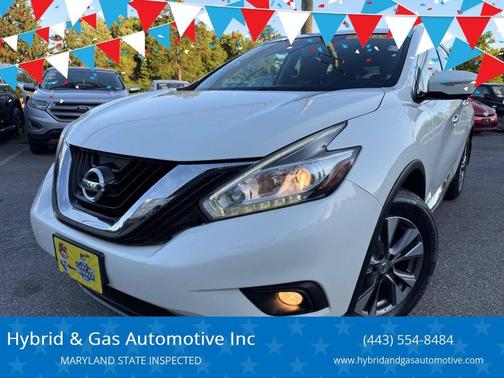 Pearl White 2015 Nissan Murano SL