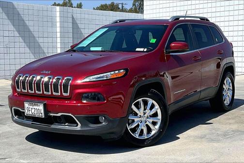 Deep Cherry Red Crystal Pearlcoat 2014 Jeep Cherokee Limited