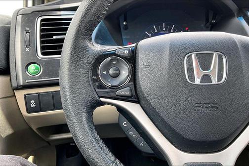 White 2013 Honda Civic EX-L