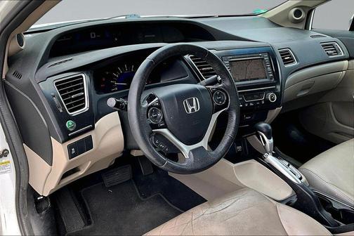 White 2013 Honda Civic EX-L