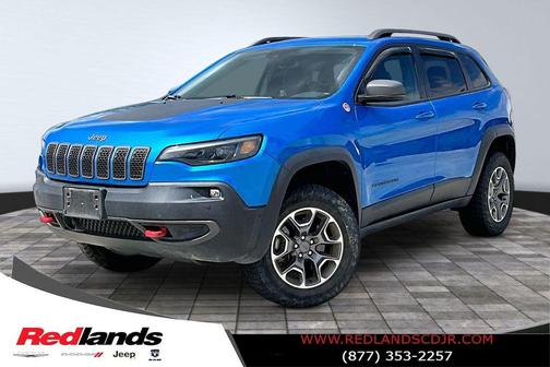 Hydro Blue Pearlcoat 2021 Jeep Cherokee Trailhawk