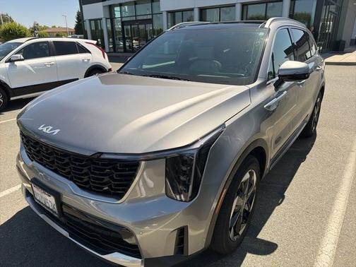 Steel Gray 2025 Kia Sorento Hybrid SX Prestige