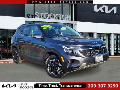 Gravity Gray 2025 Kia Seltos EX