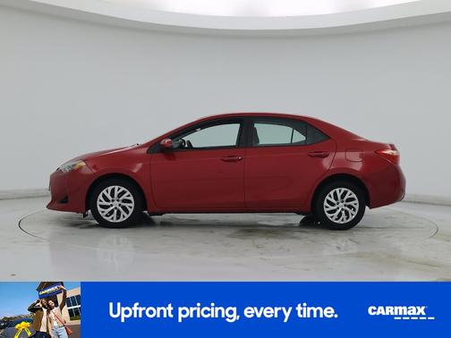Red 2018 Toyota Corolla LE