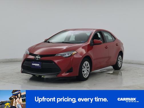 Red 2018 Toyota Corolla LE
