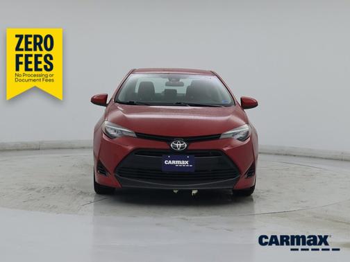 Red 2018 Toyota Corolla LE