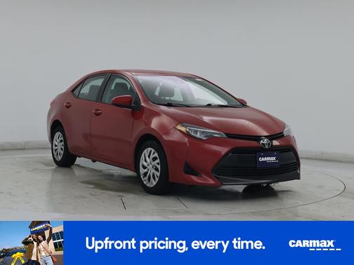 Red 2018 Toyota Corolla LE