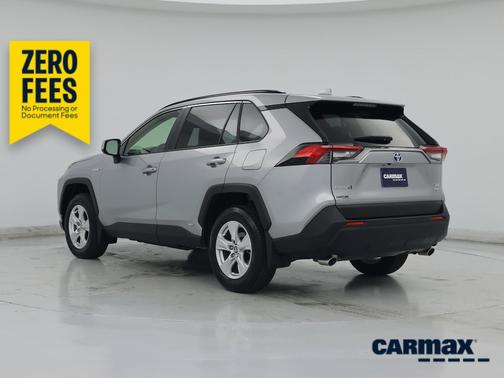 Silver 2021 Toyota RAV4 Hybrid XLE