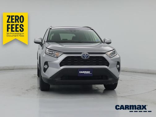 Silver 2021 Toyota RAV4 Hybrid XLE