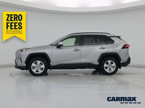 Silver 2021 Toyota RAV4 Hybrid XLE