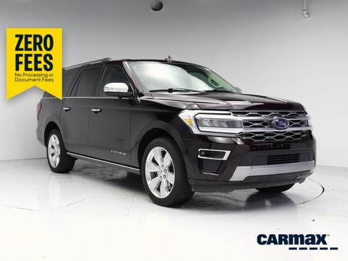 Burgundy 2024 Ford Expedition Max Platinum