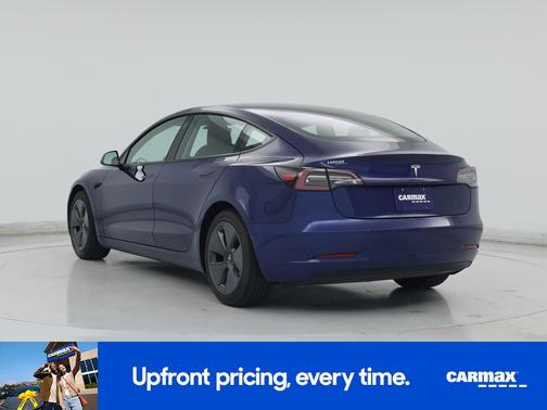 Blue 2021 Tesla Model 3 Standard Range Plus