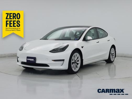 White 2022 Tesla Model 3