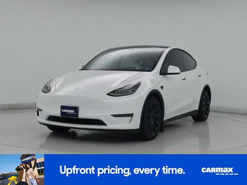 Blue 2021 Tesla Model Y Long Range