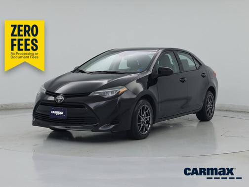 Black 2018 Toyota Corolla LE
