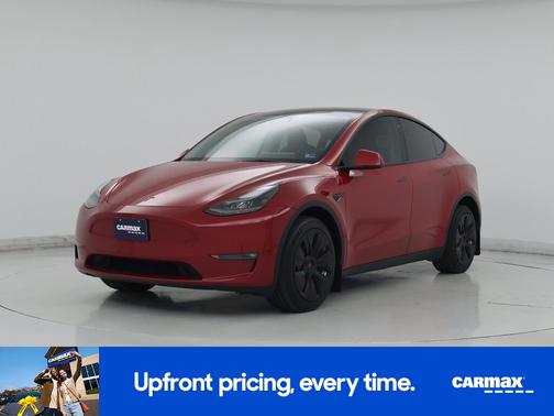 Red 2023 Tesla Model Y Long Range