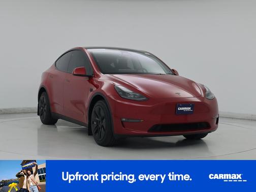 Red 2023 Tesla Model Y Long Range