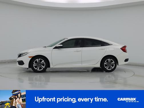 White 2016 Honda Civic LX