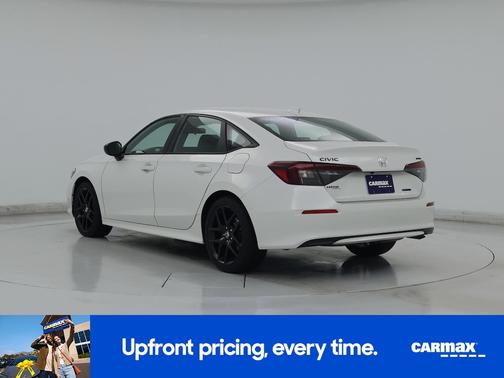 White 2026 Honda Civic Hybrid Sport