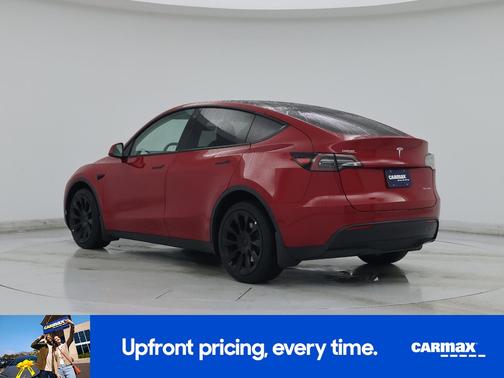 Red 2023 Tesla Model Y Long Range
